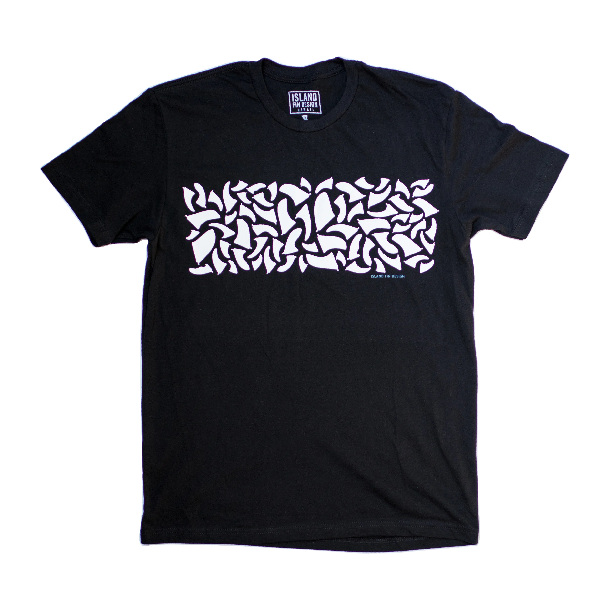 FIBERGLASS Tee [ BLACK ] — ISLAND FIN DESIGN